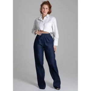 Calça Jeans Sawary Wide Leg