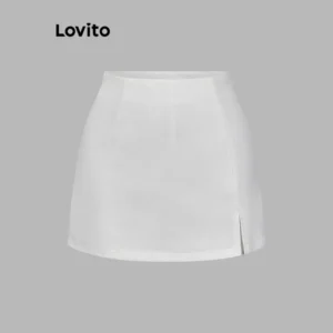 Shorts Casuais Com Zíper Liso