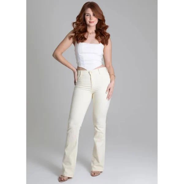 Calça Sarja Sawary Boot Cut