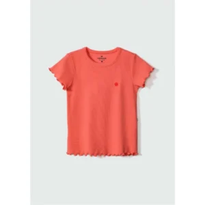 Blusa Manga Curta Infantil Menina Em Ribana Hering Kids