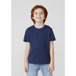 Camiseta Básica Infantil Menino Modelagem Regular Hering Kids