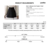 ( Premium) Jaqueta Feminina Elegante Lisa Gola Redonda Botão Estilo Coreano L32FW095 (Preta) - Image 7
