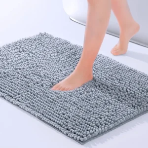 Kit Tapete Banheiro 40x60 Antiderrapante Bolinha Microfibra Macarrão Luxo Várias Cores
