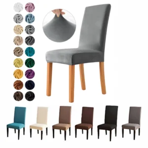 Kit Capa De Cadeira Jantar 4 Lugares Com Elástico