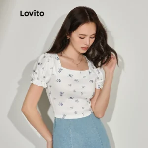 Camiseta Casual Floral