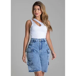 Bermuda Jeans Sawary Cargo