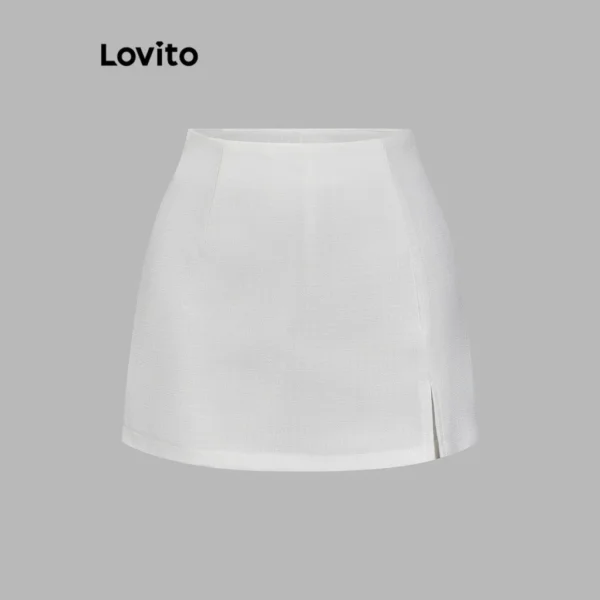 Shorts Casuais Com Zíper Liso
