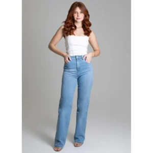 Calça Sawary Jeans Wide Leg