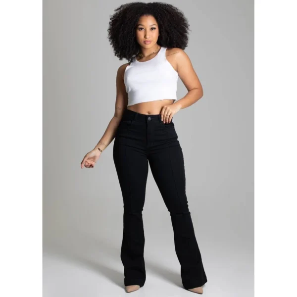 Calça Sarja Sawary Flare