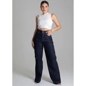 Calça Jeans Sawary Wide Leg