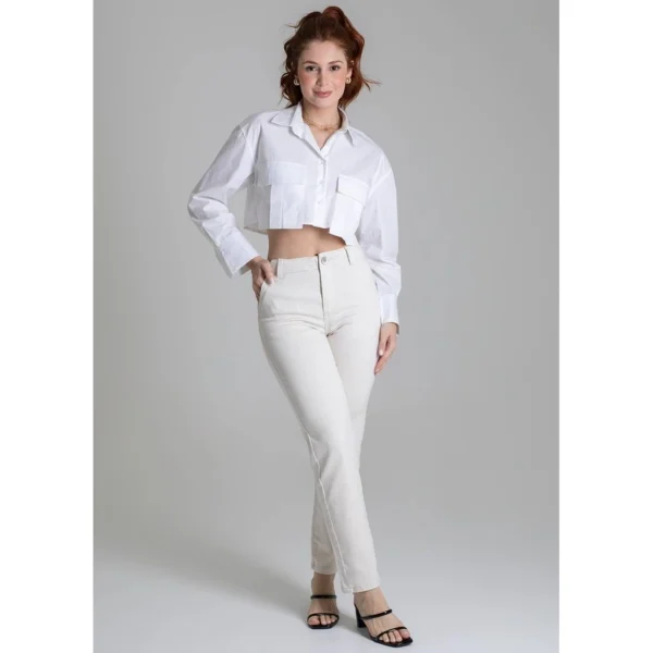 Calça Linho Sawary Reta