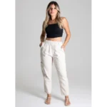 Calça Linho Sawary Mom
